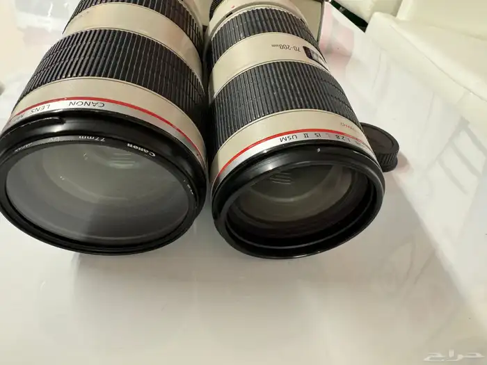 عدسات كانون 70-200 2.8 الفتحه 3