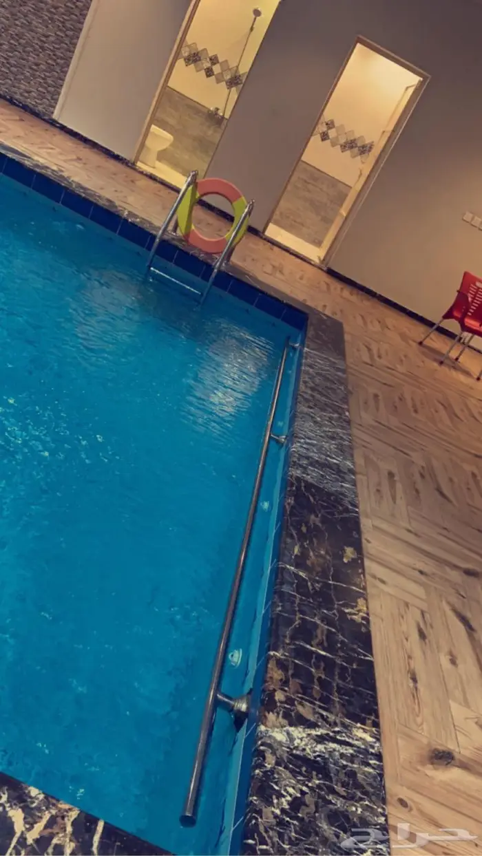 استراحه كبيره قسمين ومسبح كبير بسخان ومويا جديده 1
