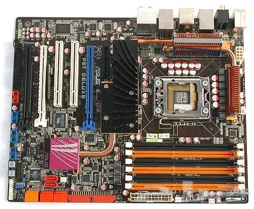 مزربورد لوحة كمبيوتر جيمنج asus stack cool 2 p6t deluxe 9