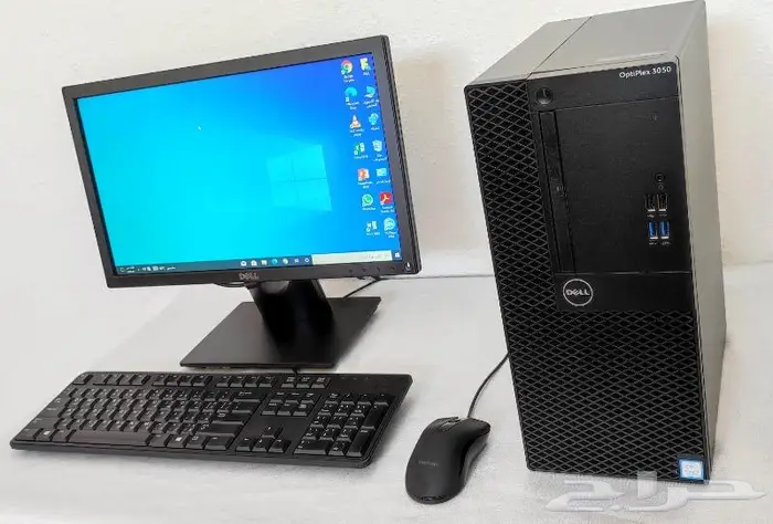 كمبيوتر مكتبي دلDELL_مستعمل_شبه جديد_Core i5_SSD 5