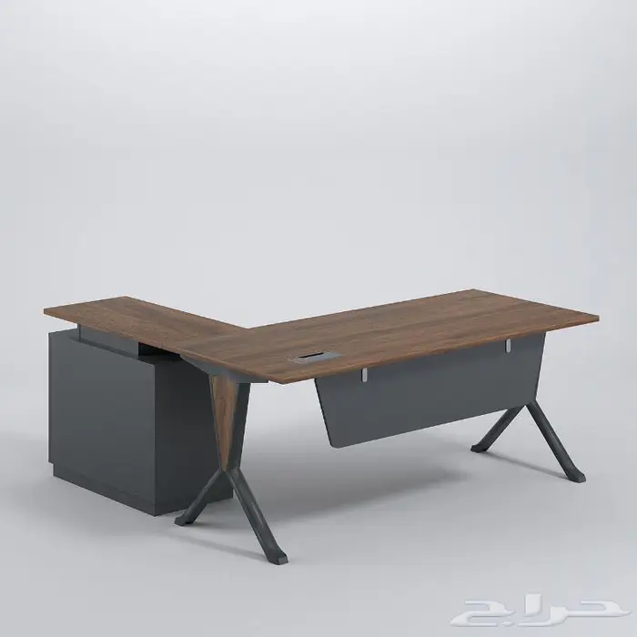 اثاث مكتبي جديد مكتب 140سم 3قطع السعر 700 2