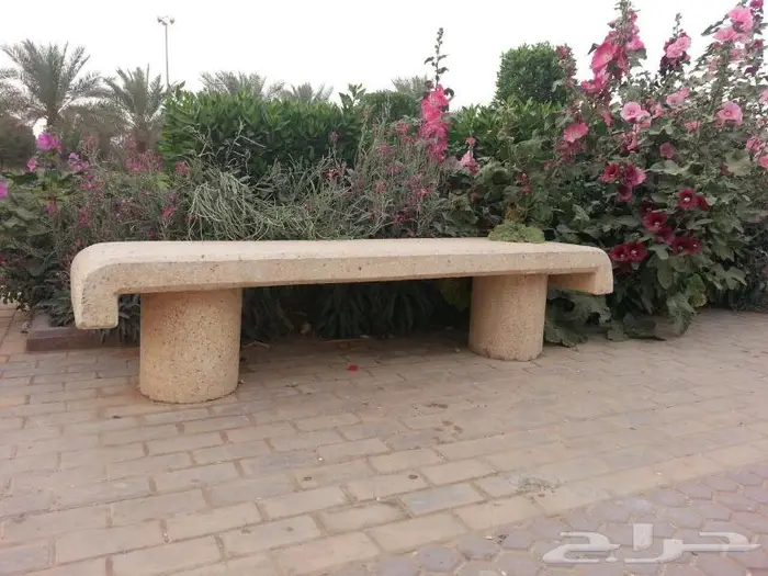 كرسي حدائق خرساني بولارد مصدات مواقف أحواض زراعية 7