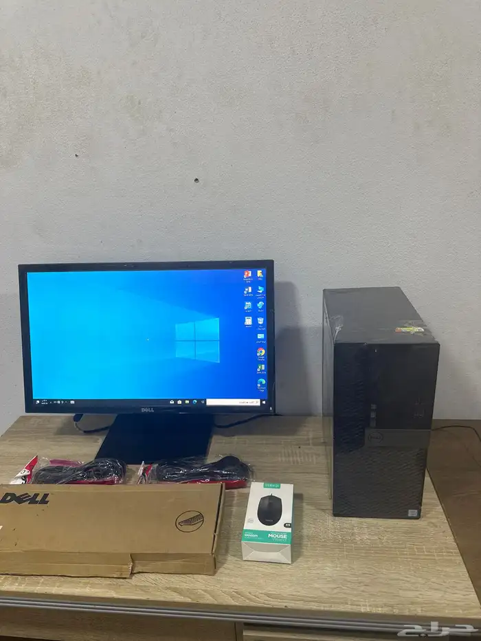 كمبيوتر مكتبي DELL معالج i5 شبه جديد 6
