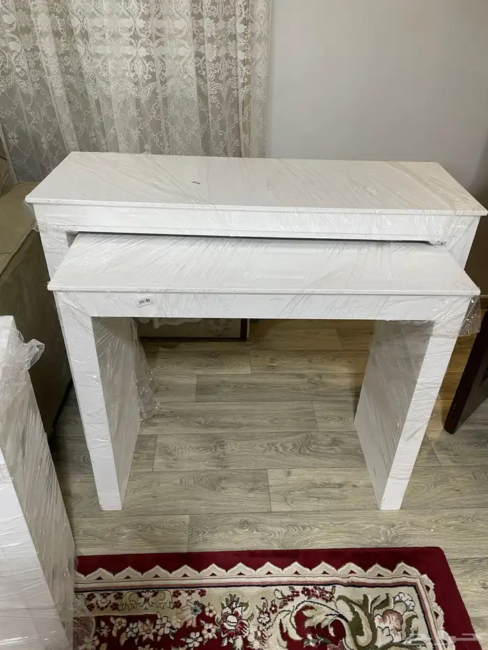 طاولات استقبال ايجار طاولات توزيعات حفلة اطفال مداخل ابيض 2