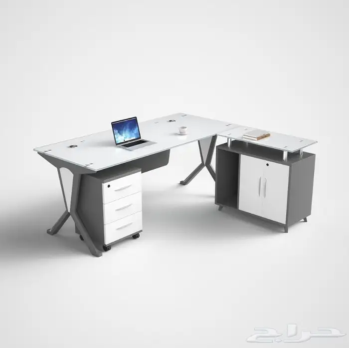 مكتب زجاج مودرن 1