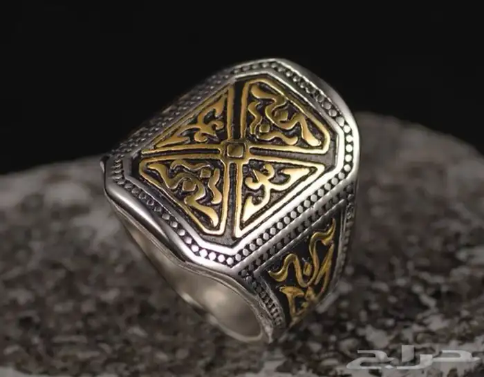 خواتم فضة925 خالص خاصة لعشاق الريال خواتم نقشات سادة 26