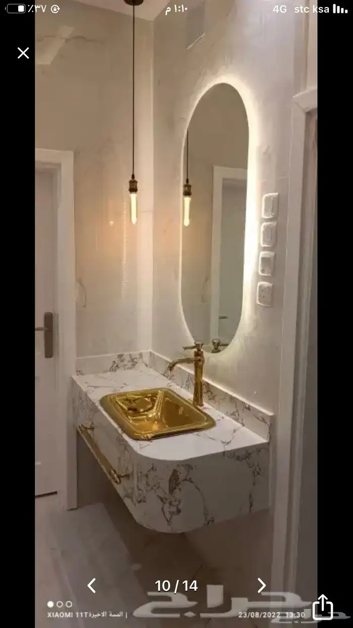 مغاسل رخام طبيعي وصناعي طاولات ومطبخ 4