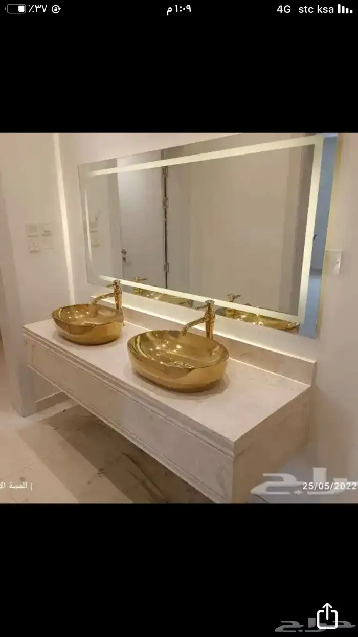 مغاسل رخام طبيعي وصناعي طاولات ومطبخ 3