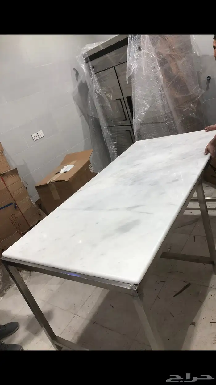 مغاسل رخام طبيعي وصناعي طاولات ومطبخ 18