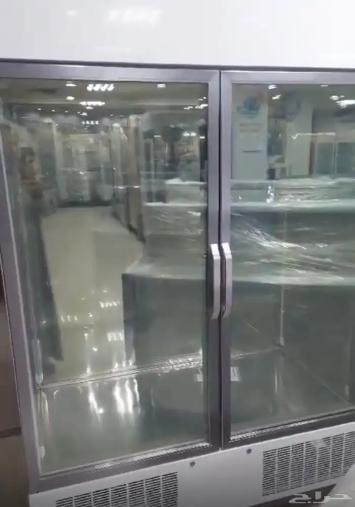 عرض جديد ثلاجة لحم   تعليق وجهتين زجاج استيل كامل توصيل مجا 1