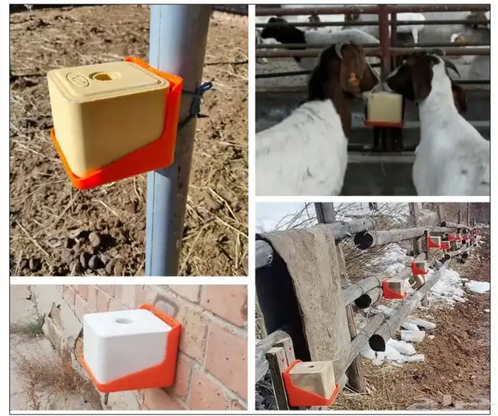 قاعدة تثبيت حجر أملاح للمواشي 3