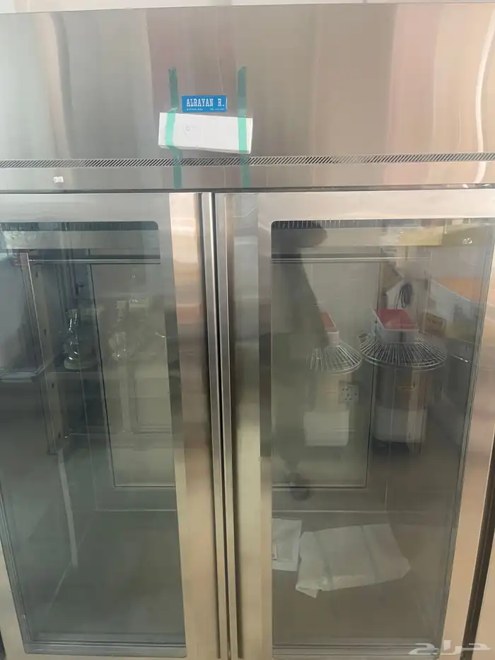 عرض جديد ثلاجة لحم   تعليق وجهتين زجاج استيل كامل توصيل مجا 2