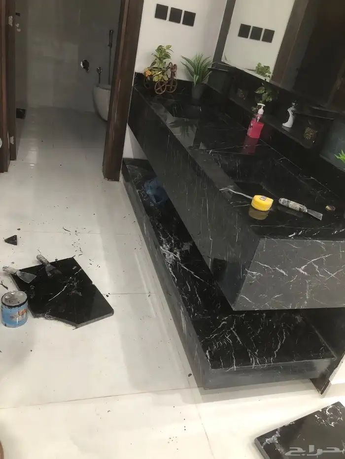 مغاسل رخام طبيعي وصناعي طاولات ومطبخ 28