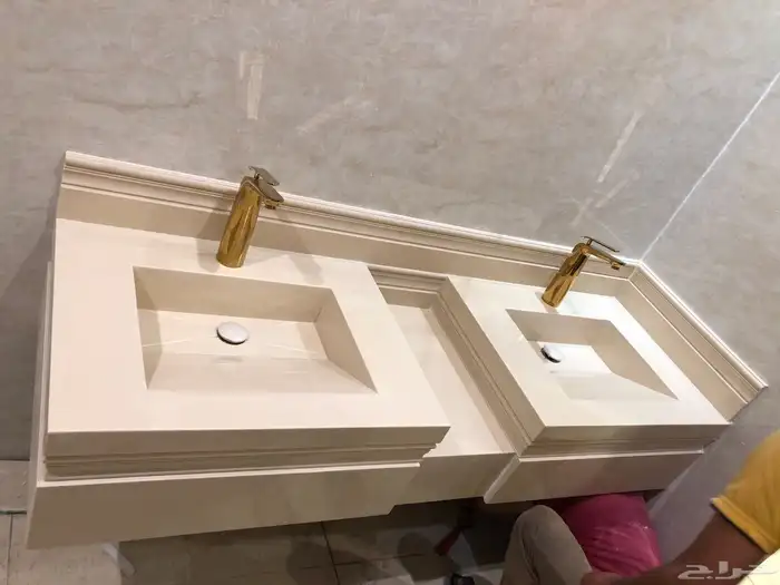 مغاسل رخام طبيعي وصناعي طاولات ومطبخ 15
