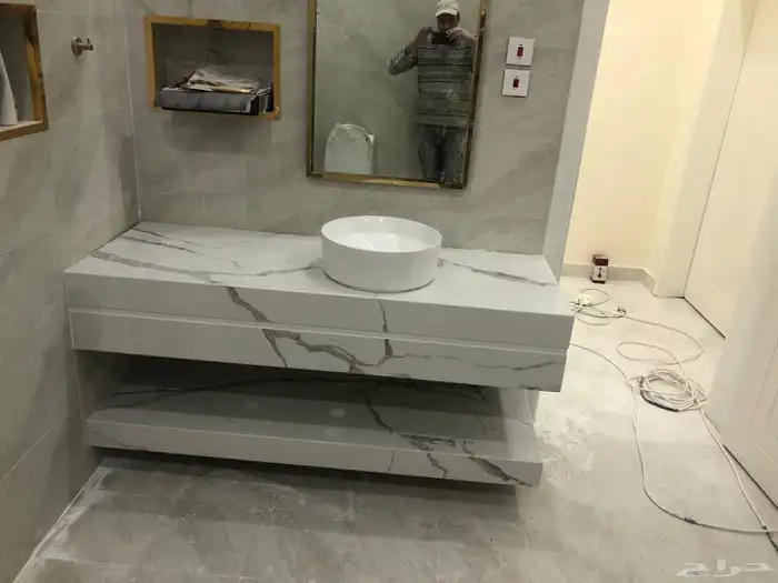 مغاسل رخام طبيعي وصناعي طاولات ومطبخ 26