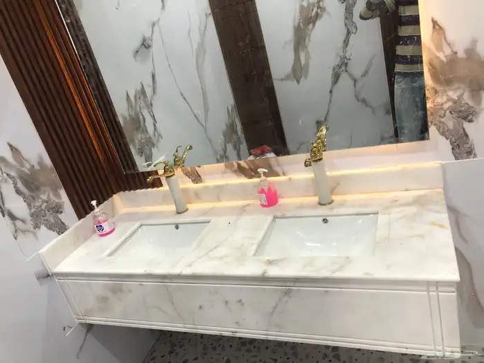 مغاسل رخام طبيعي وصناعي طاولات ومطبخ 0