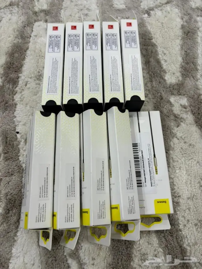 قطعة محول اوكس الى بلوتوث baseus aux bluetooth 2