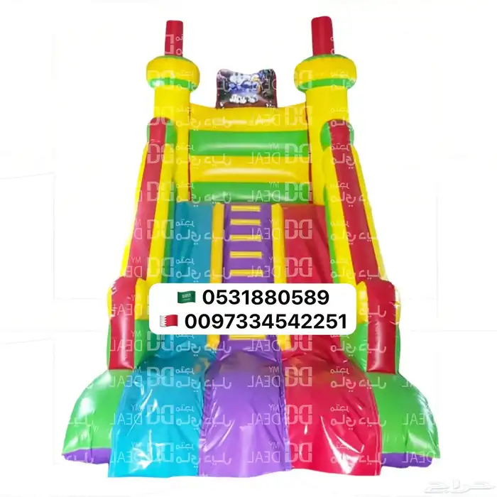 ايجار نطيطات تاجير ملاعب صابونية ايجار زحاليق مائية زحليقه 23