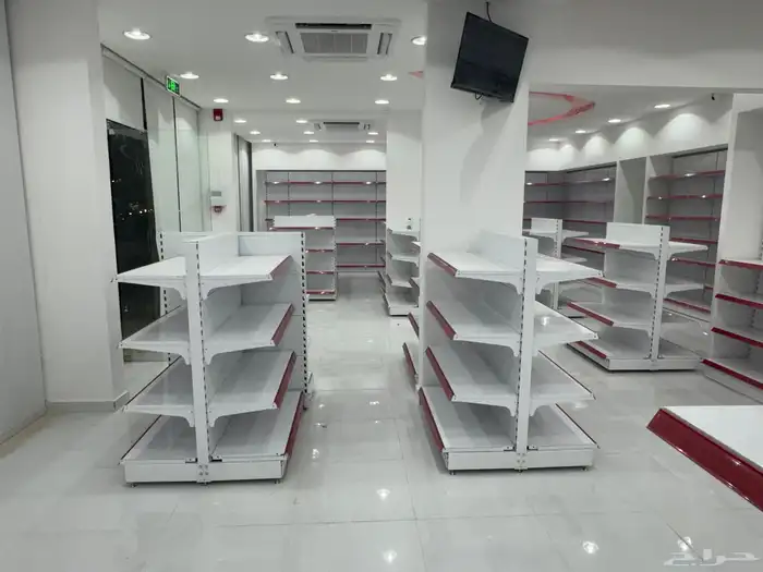 رفوف المستودعات آو المحلات التجارية 0