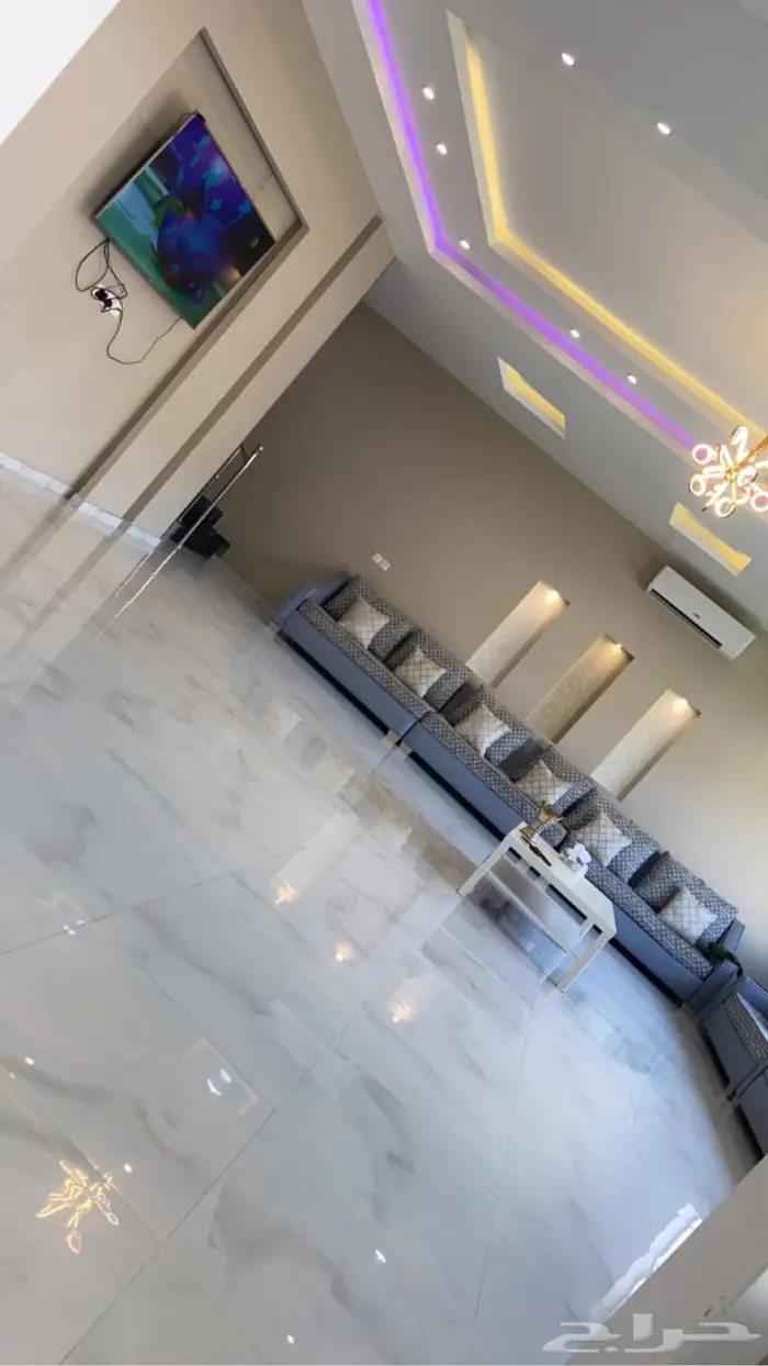 استراحه قسمين نظيفه واسعه ومسبح كبير بسخان 8