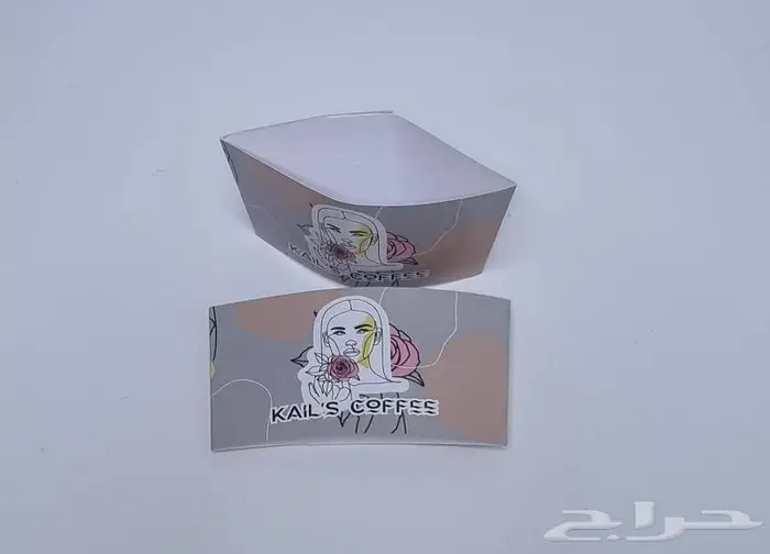 علب برجر شاورما كنافة شحن علب ورقيه كرتونيه كاسات ورقيه 92