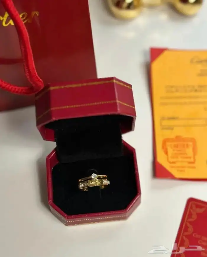 خاتم كارتير درجة اولى لا يفوتكم 1