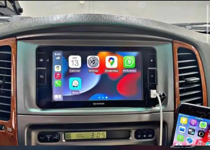 شاشات تايوتا وكالة ( ابل كاربلاي ) بستيكر الوكاله 0