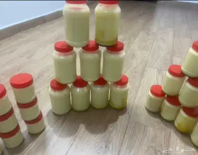 خاثر غنم لبن غنم زبده غنم غرس اوقشطه غنم سمن غنم شايط وغير 13
