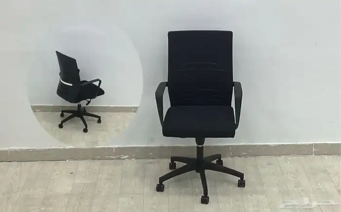 مكتب بارتيشن جديدة جلد مكتب برتيشين 4 نفر مكتب طقم كامل 8