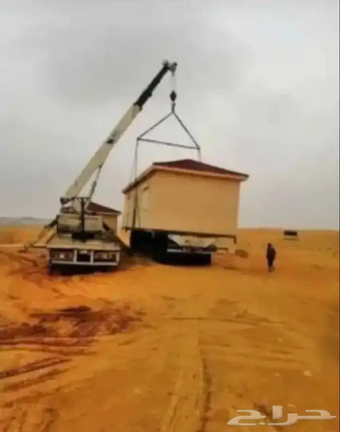 نقل مخيمات بركسات كرين دبل 2