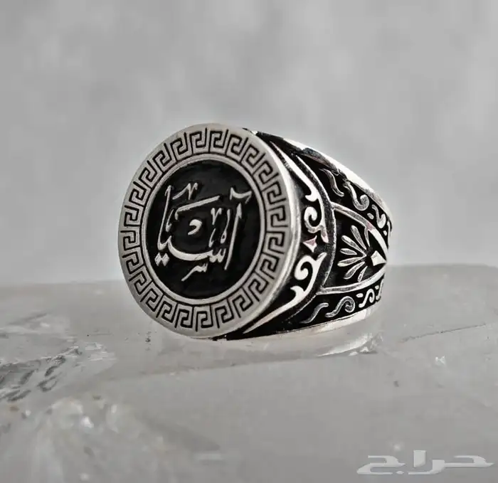 خواتم فضة925 خالص خاصة لعشاق الريال خواتم نقشات سادة 46