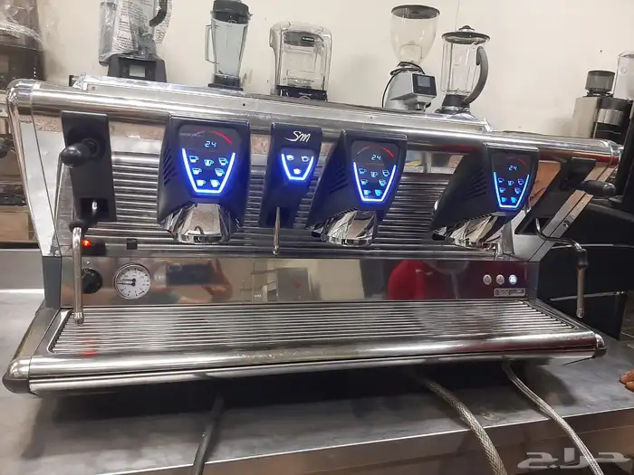 مكاين قهوة اسبريسو ايطالي مستهمل نضيف شبه جديد 1