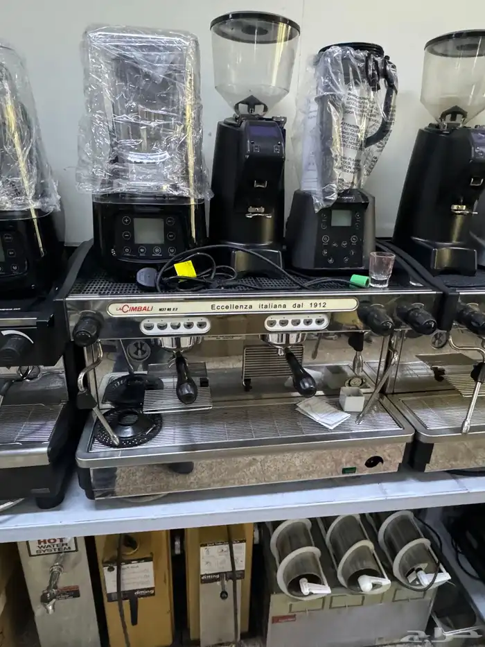 مكاين قهوة اسبريسو ايطالي مستهمل نضيف شبه جديد 7