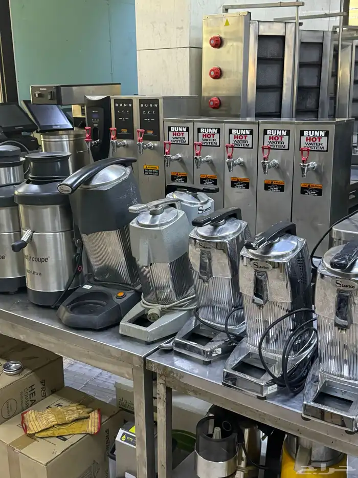 مكاين قهوة اسبريسو ايطالي مستهمل نضيف شبه جديد 14