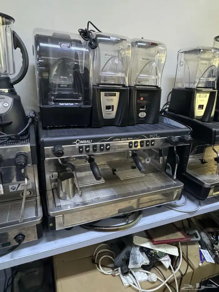 مكاين قهوة اسبريسو ايطالي مستهمل نضيف شبه جديد 5