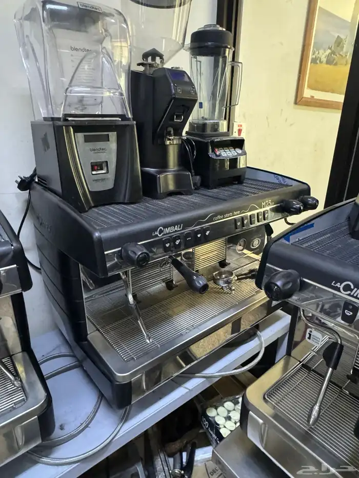 مكاين قهوة اسبريسو ايطالي مستهمل نضيف شبه جديد 8