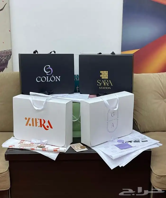 بوكسات اكياس عبايات اكياس فساتين شرايط اكواب أكياس شحن كروت 92