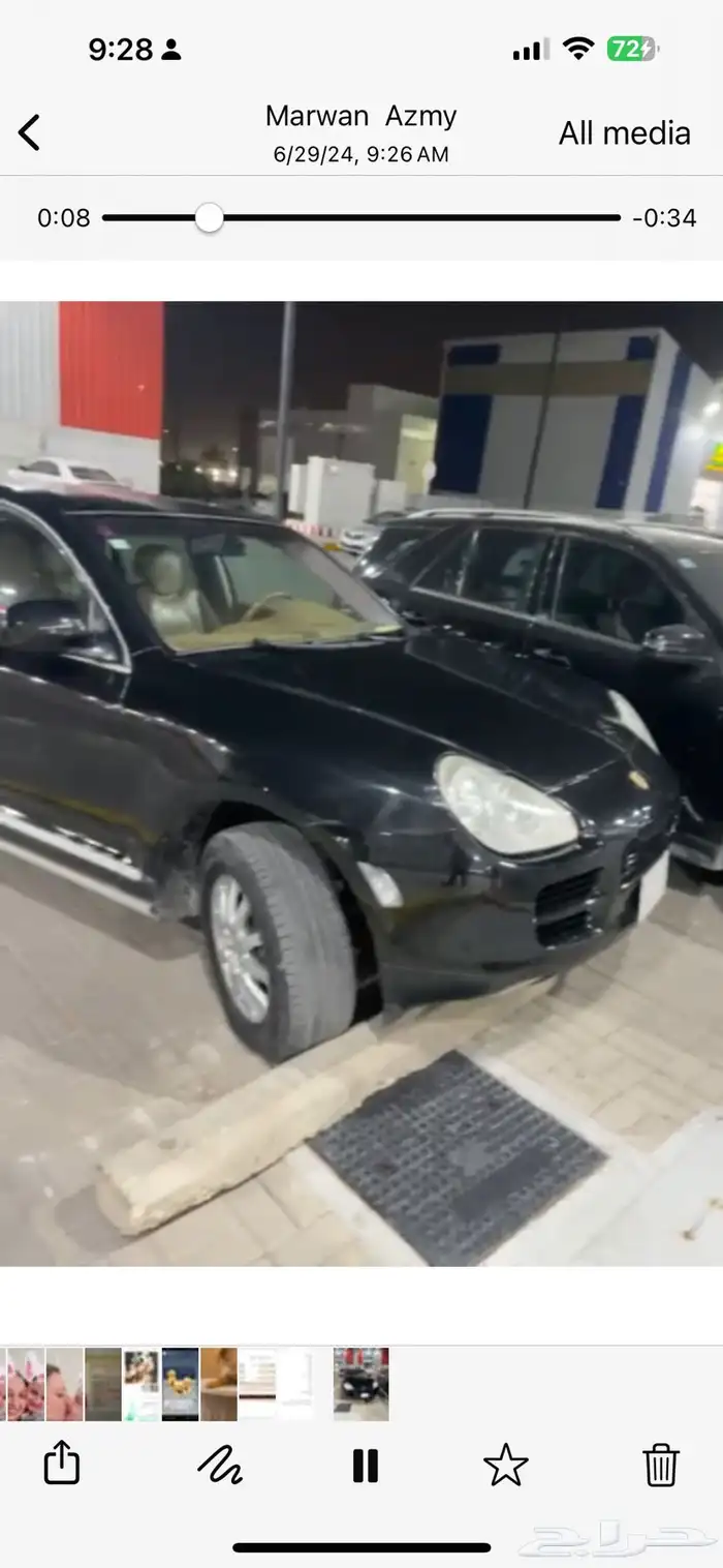 سياره بورش كايين موديل 2004 استهلاك 220 كيلو الي الان 1