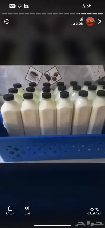 مقدوس نوعين بدنجان فاصوليا لبنه غنم جبن غنم خاثر غنم لبن غن 7
