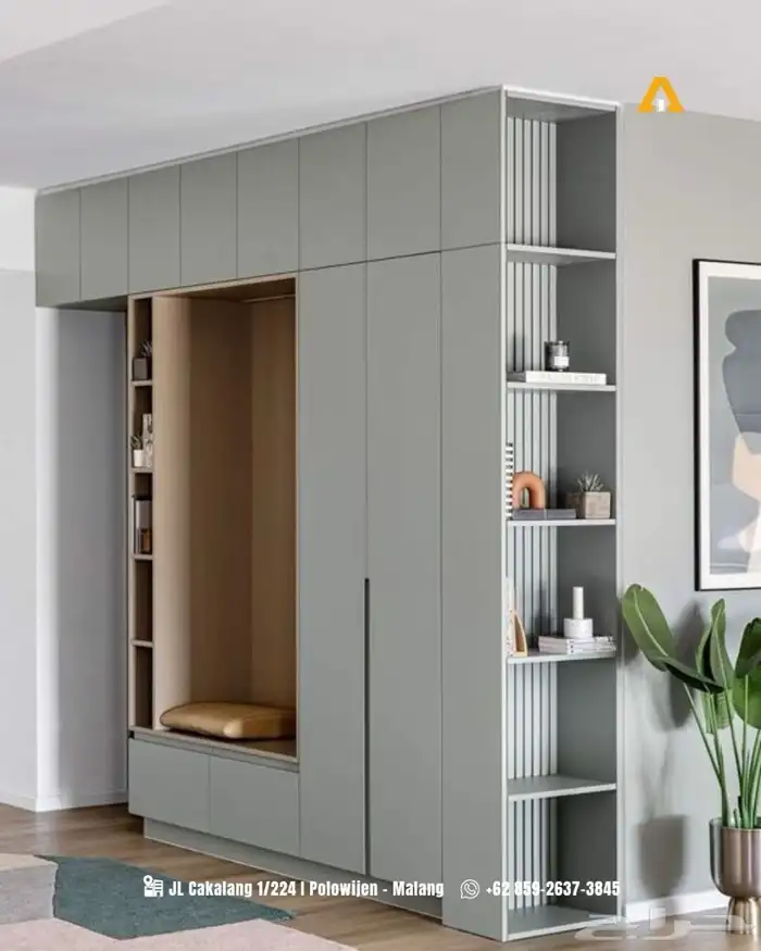 خزائن ملابس سرير غرف نوم تفصيل عروضات 9