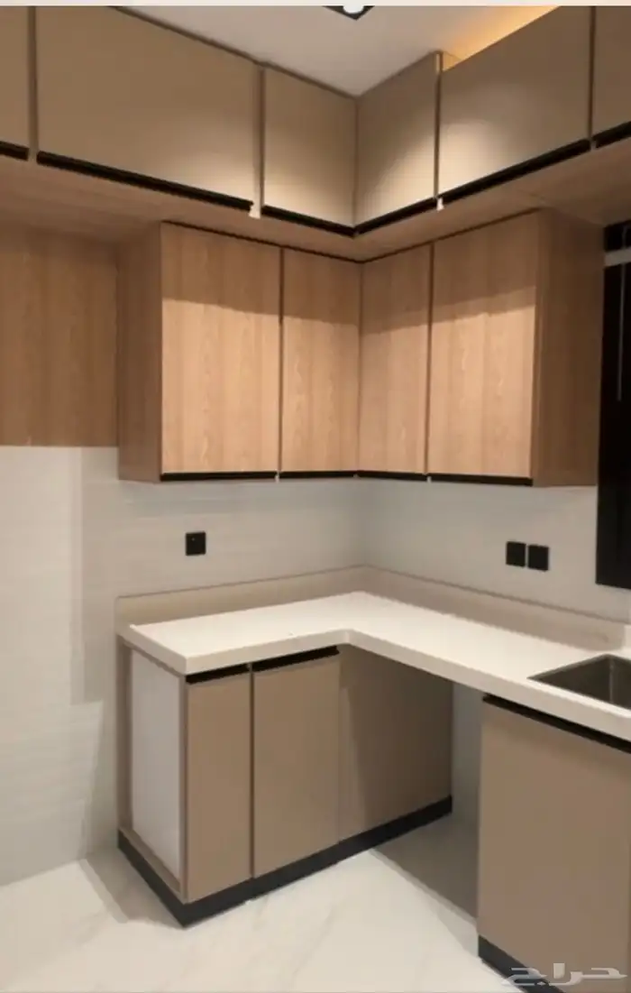 تفصيل دواليب مطابخ صاج المنيوم خشب 14