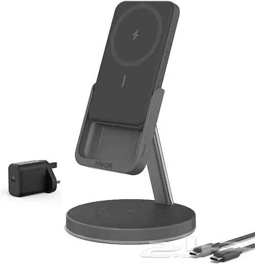 انكر شاحن لاسلكي (ماج جو) محطة شحن لاسلكية 2 في 1 0