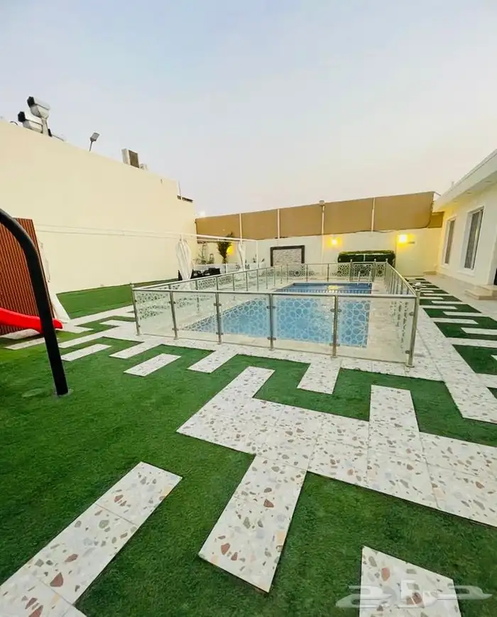 شاليه للايجار في العيد شمال جدة استراحة قسمين شاليهات مجلسين 2