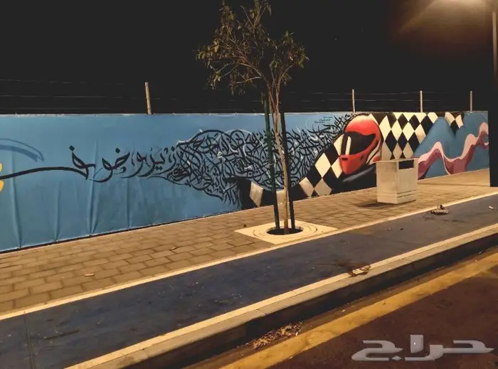 رسام جدران جيرافيتي 4