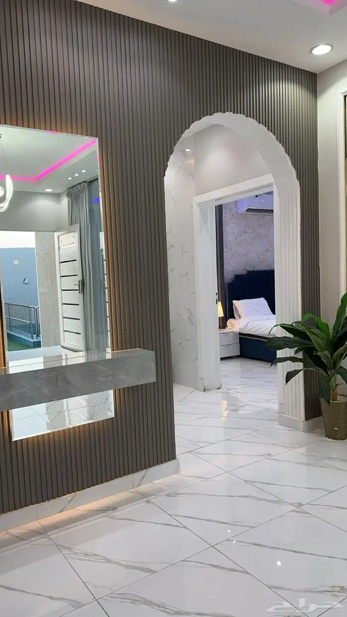 شاليه الطايف الحويه قسمين ومسبحين 1