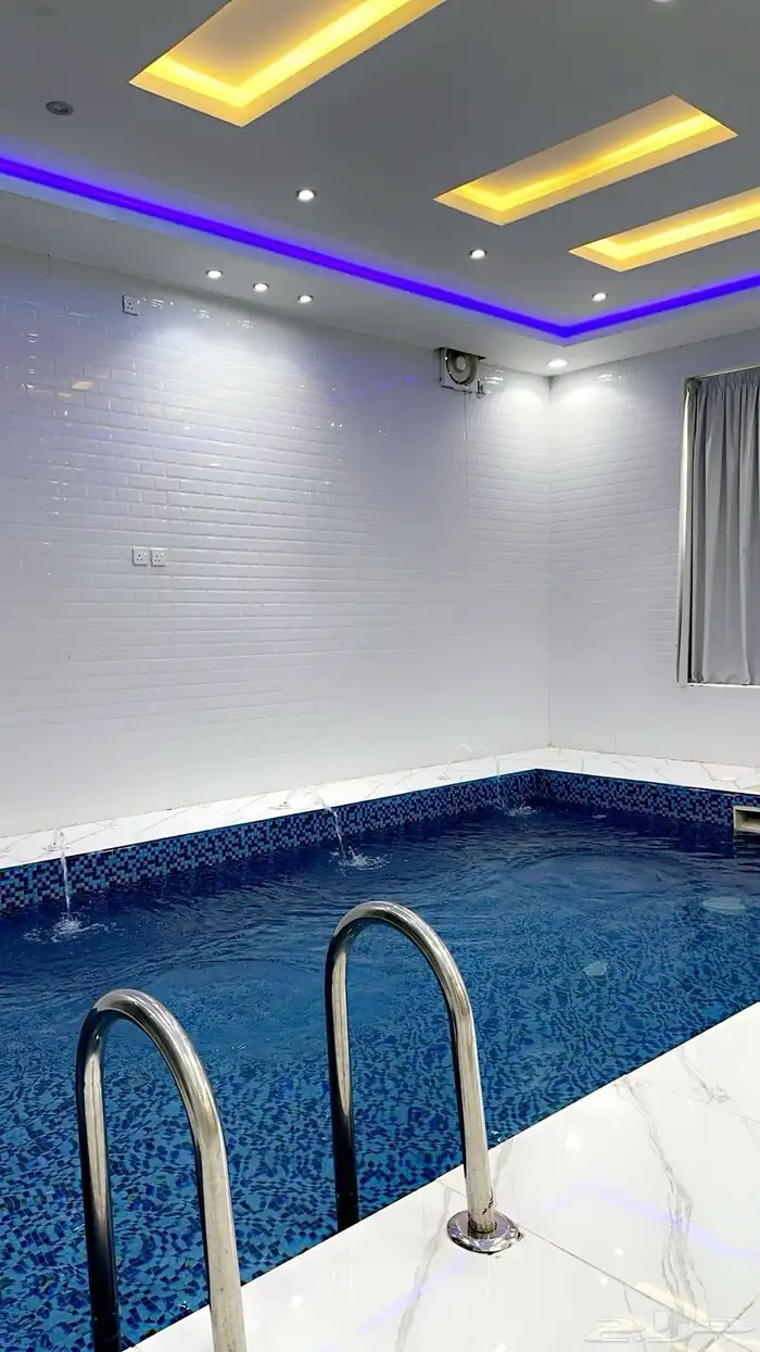 شاليه الطايف الحويه قسمين ومسبحين 2