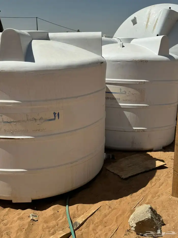 خزانين 4000الف التر للبيع شركت الوطني اربع طبقات معا غطا 4