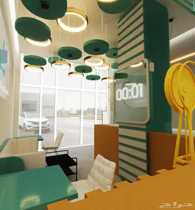 تصميم هوية   تصميم 3D الكافيهات و المطاعم 2