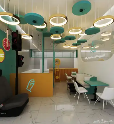 تصميم هوية   تصميم 3D الكافيهات و المطاعم 1