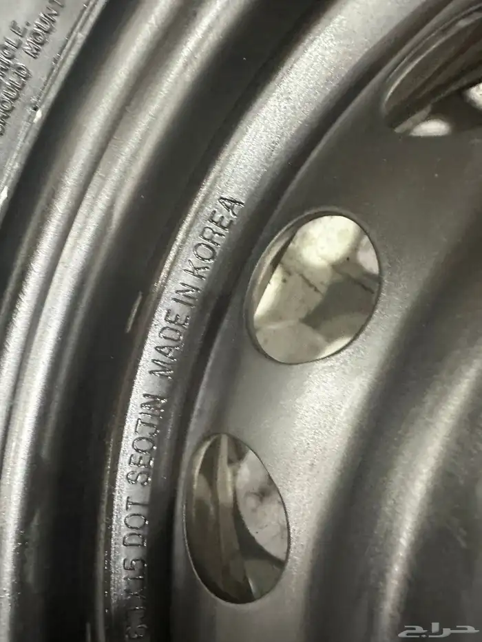 جنوط النترا حديد 2020 اصلي مع كفرات وطيس 8